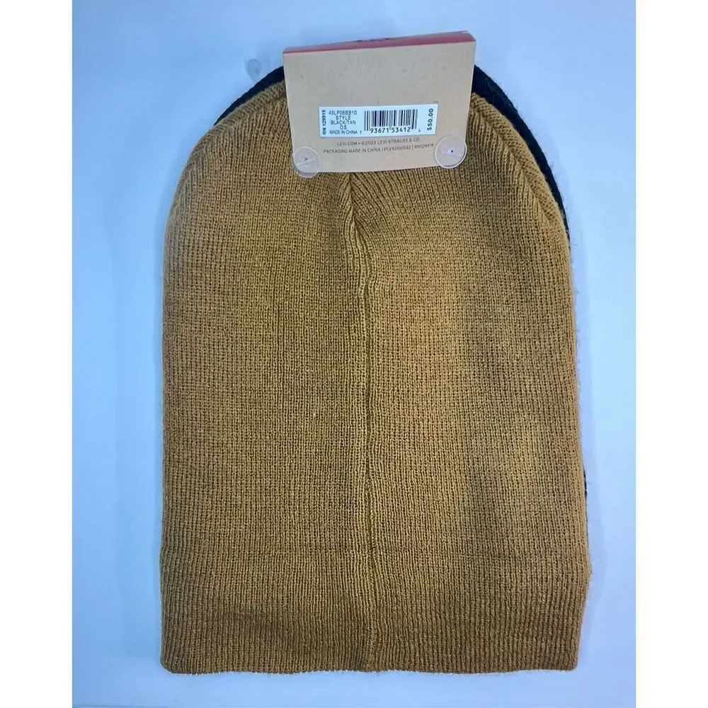 NWT Bundle Of Two Levi’s Stretchy Warm Basic Beanie Style Hats